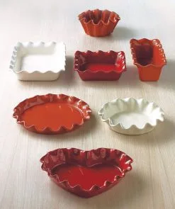 Emile Henry Herzform Mit Wellenrand In Granatapfel -Küchenorganisation Verkäufe 1421689477 2015 Bakeware HD 01 Range 30 l