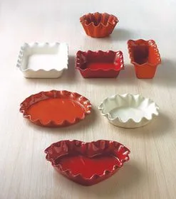 Emile Henry Tarte- & Quicheform Mit Wellenrand In Ton -Küchenorganisation Verkäufe 1421689477 2015 Bakeware HD 01 Range 9 l