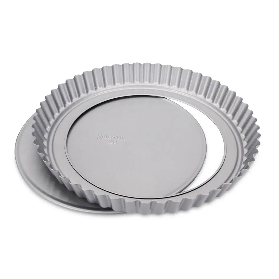 Städter Tarteform Mit Hebeboden ø 28 Cm / H 3,5 Cm Silber 8 Städter Tarteform Mit Hebeboden ø 28 Cm / H 3,5 Cm Silber – Bild 6