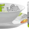 Leonardo Kindergeschirr BAMBINI 3-teilig Löwe, Krokodil, Elefant -Küchenorganisation Verkäufe 210 018637 0 K