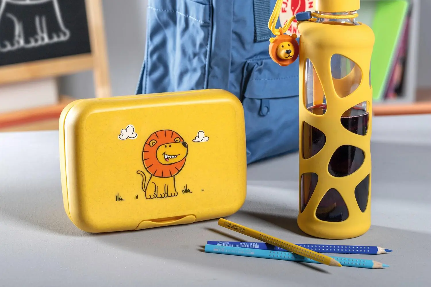 Leonardo Trinkflasche BAMBINI 500 Ml Gelb Löwe 4 Leonardo Trinkflasche BAMBINI 500 Ml Gelb Löwe – Bild 2