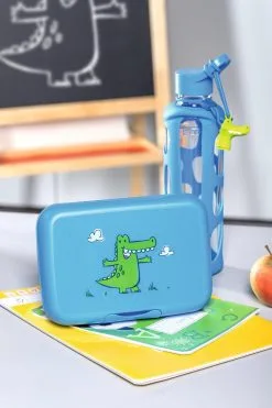 Leonardo Trinkflasche BAMBINI 500 Ml Blau Krokodil -Küchenorganisation Verkäufe 210 2021 Leonardo Bambini 022858 028832 Q 1