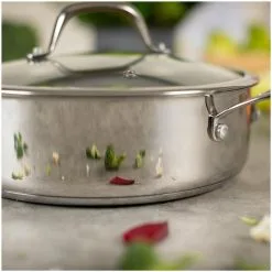 Kuhn Rikon Allround Servierpfanne Beschichtet Mit Glasdeckel 24 Cm -Küchenorganisation Verkäufe 211 37476 37495 ip10 web