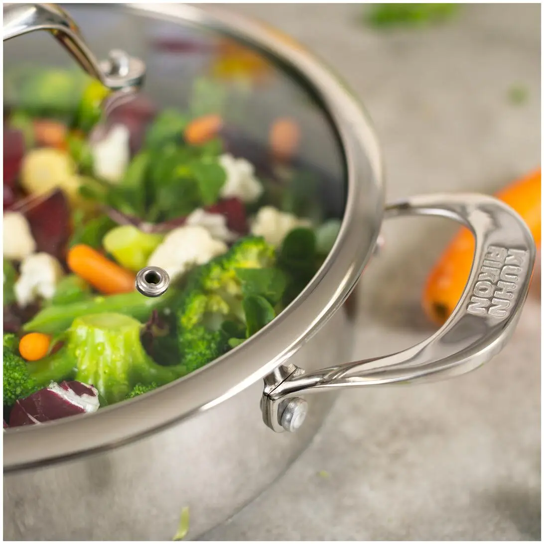 Kuhn Rikon Allround Servierpfanne Beschichtet Mit Glasdeckel 28 Cm 7 Kuhn Rikon Allround Servierpfanne Beschichtet Mit Glasdeckel 28 Cm – Bild 5