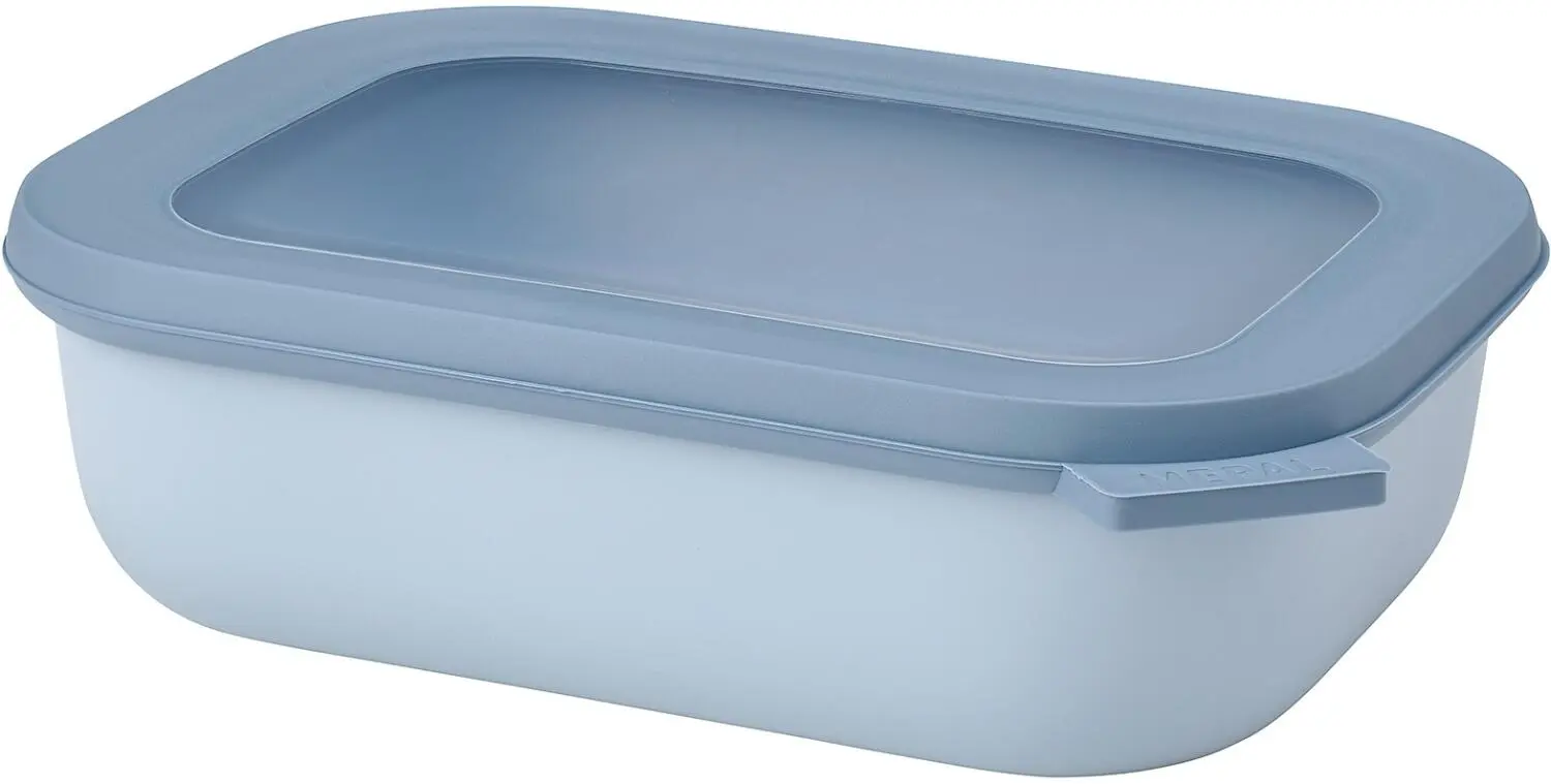 Mepal Multischüssel Cirqula Rechteckig 1000 Ml - Nordic Blue 3 Mepal Multischüssel Cirqula Rechteckig 1000 Ml - Nordic Blue