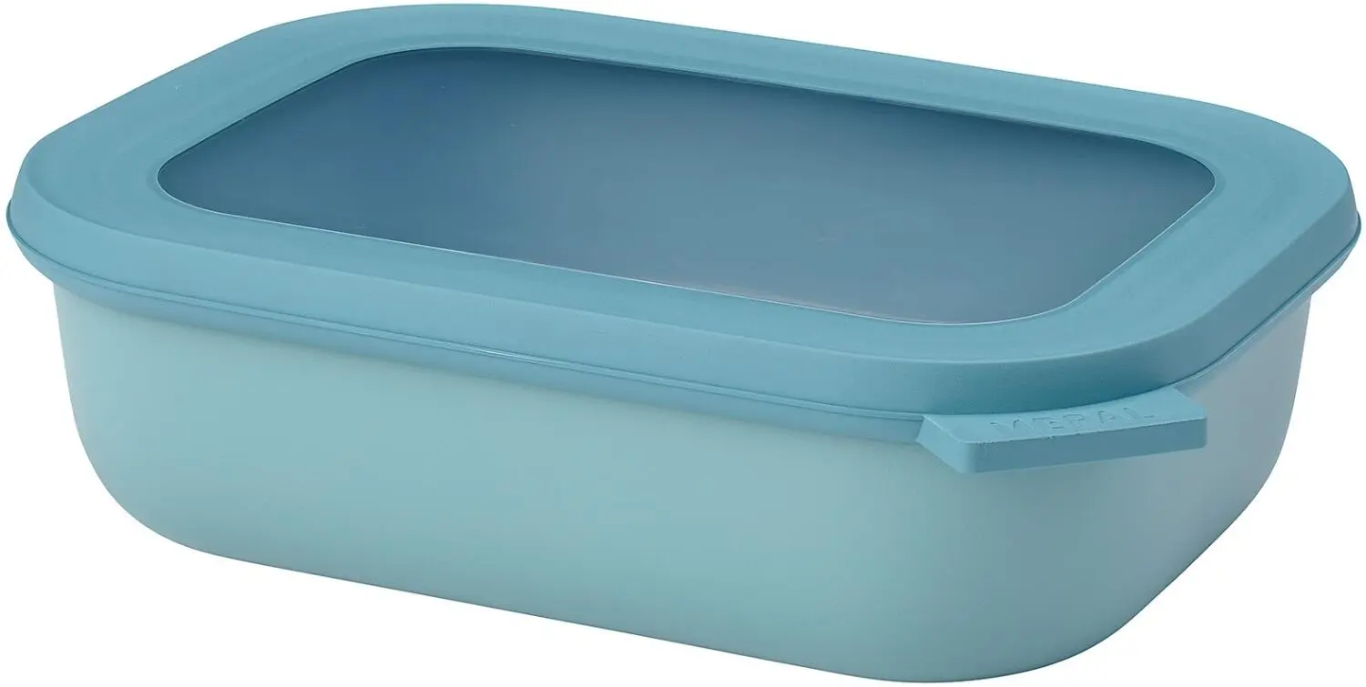 Mepal Multischüssel Cirqula Rechteckig 1000 Ml - Nordic Green 2 Mepal Multischüssel Cirqula Rechteckig 1000 Ml - Nordic Green