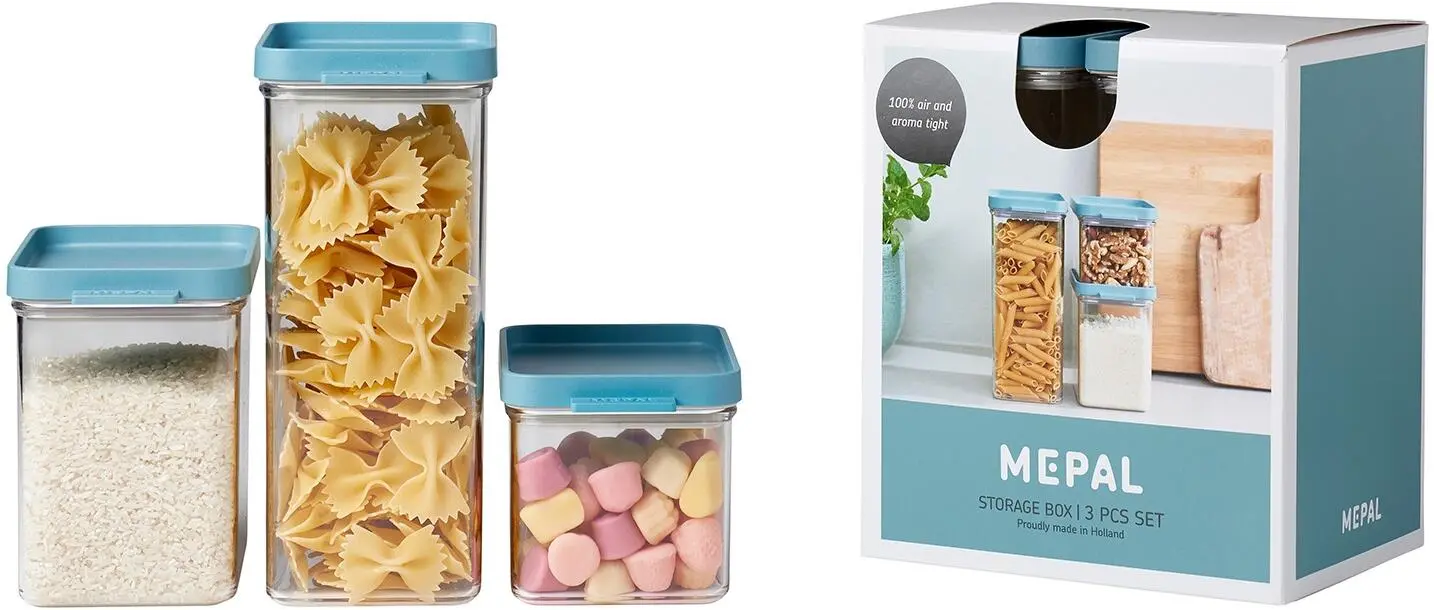 Mepal Set Vorratsdose Omnia 3 Stück - Nordic Green 5 Mepal Set Vorratsdose Omnia 3 Stück - Nordic Green – Bild 3