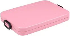 Mepal Lunchbox Take A Break Flat - Nordic Pink