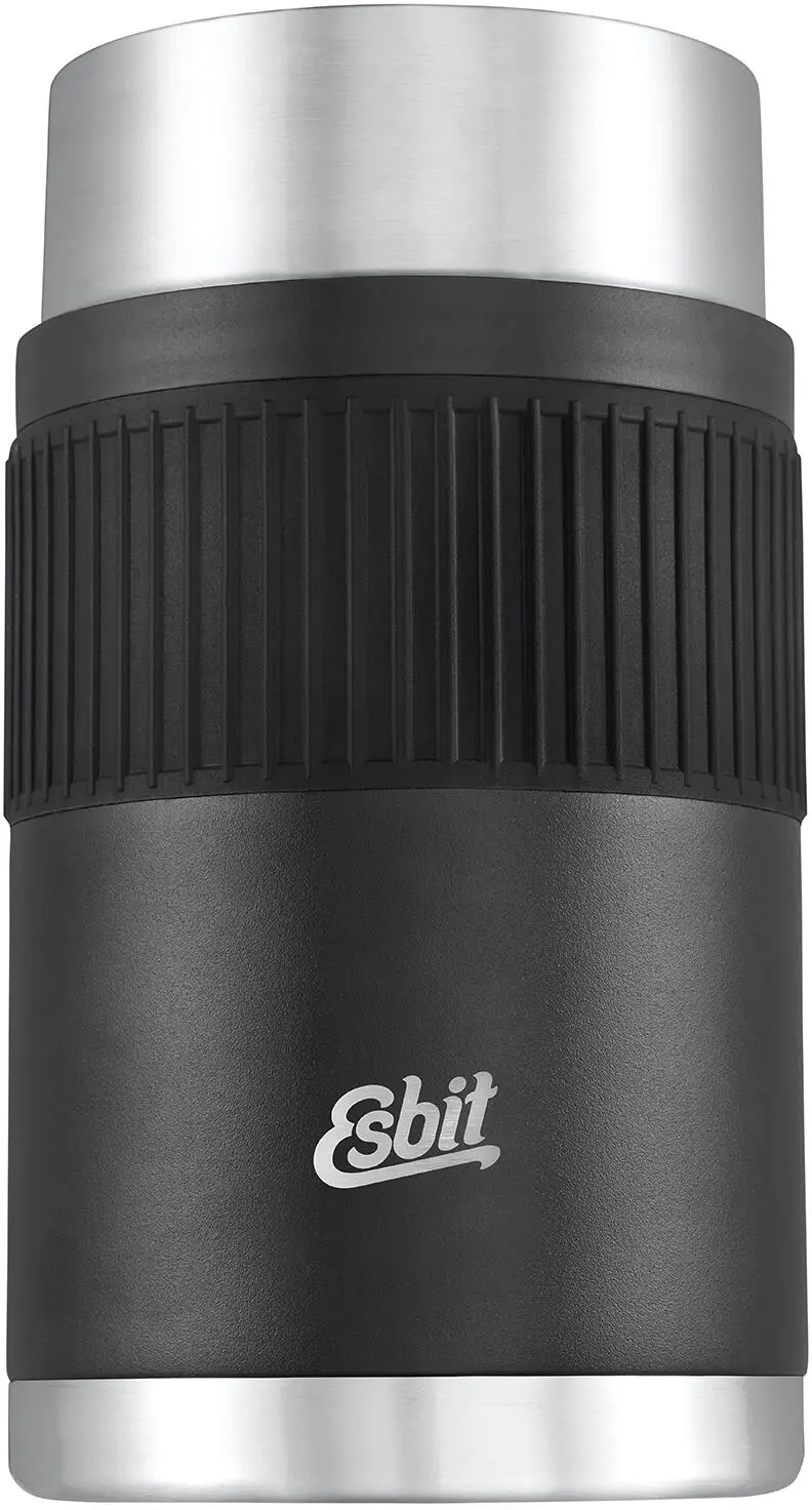 Esbit SCULPTOR Edelstahl Thermobehälter Mit Manschette, 1L, Schwarz 3 Esbit SCULPTOR Edelstahl Thermobehälter Mit Manschette, 1L, Schwarz