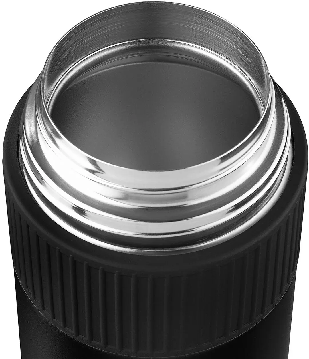 Esbit SCULPTOR Edelstahl Thermobehälter Mit Manschette, 1L, Schwarz 4 Esbit SCULPTOR Edelstahl Thermobehälter Mit Manschette, 1L, Schwarz – Bild 2