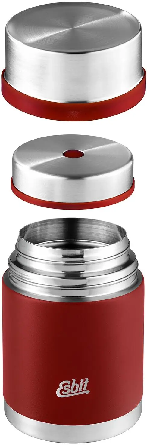 Esbit SCULPTOR Edelstahl Thermobehälter, 750ml, Burgundy 5 Esbit SCULPTOR Edelstahl Thermobehälter, 750ml, Burgundy – Bild 3