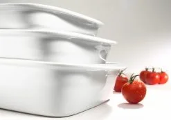 Pillivuyt Lasagneform Quadratisch -Küchenorganisation Verkäufe 250434BL PILLIVUYT Lasagneformen rechteckig 1 l