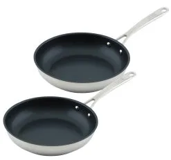 Kuhn Rikon Allround Bratpfannen-Set, 2-teilig, 24 & 28 Cm