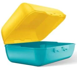 Emsa Kids Lunchbox Variabolo, 6-teilig -Küchenorganisation Verkäufe 321936 gelb tuerkis A1 scha neu l