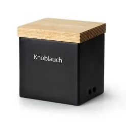 Continenta Vorratsdose Mit Holzdeckel, Matt Schwarz -Küchenorganisation Verkäufe 3721