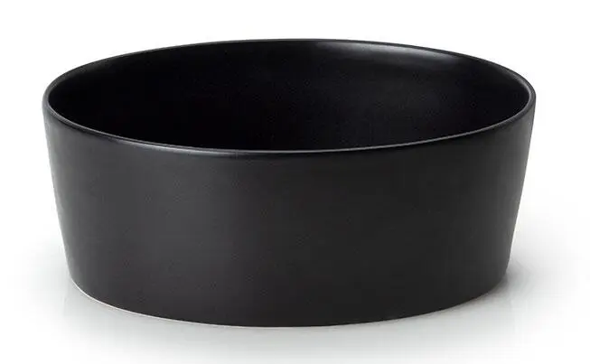 Continenta Brottopf Oval Aus Keramik Mit Holzdeckel, Matt Schwarz 4 Continenta Brottopf Oval Aus Keramik Mit Holzdeckel, Matt Schwarz – Bild 2