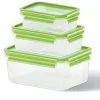 Emsa Frischhaltedosen Clip & Close, 3-teilig 0,55l/1,0l/2,3l In Hellgrün 1 Emsa Frischhaltedosen Clip & Close, 3-teilig 0,55l/1,0l/2,3l In Hellgrün -Küchenorganisation Verkäufe 403083 Stapel3er scha red xl
