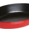 Staub Auflaufform Oval Aus Gusseisen In Kirschrot -Küchenorganisation Verkäufe 40509897