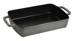 Staub Auflaufform Aus Gusseisen 30 X 20 Cm In Graphitgrau