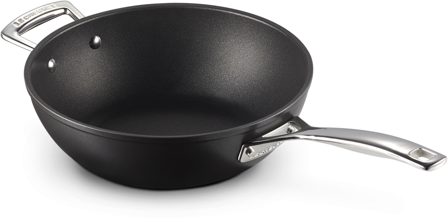 Le Creuset Aluminium-Antihaft Wok-Pfanne 12 Le Creuset Aluminium-Antihaft Wok-Pfanne – Bild 10