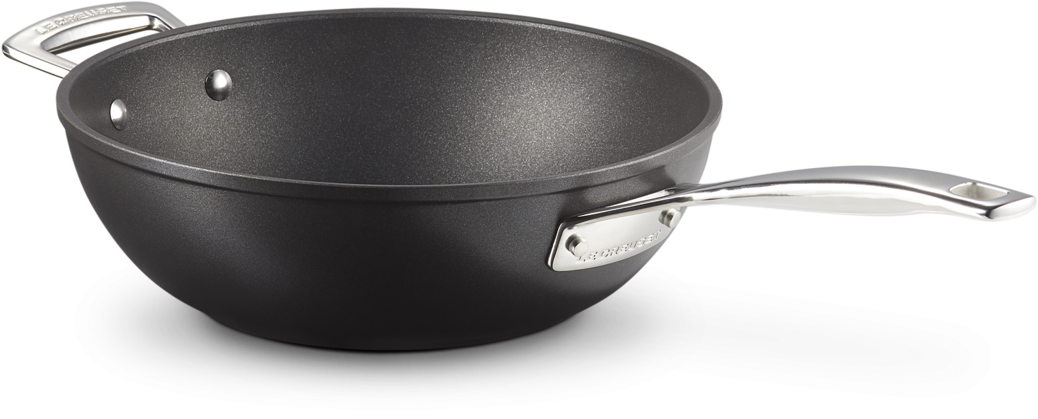 Le Creuset Aluminium-Antihaft Wok-Pfanne 13 Le Creuset Aluminium-Antihaft Wok-Pfanne – Bild 11