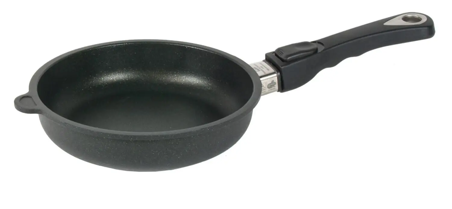 AMT Gastroguss AMT Bratpfanne Mittelhoch Mit Abnehmbarem Stiel 5 AMT Gastroguss AMT Bratpfanne Mittelhoch Mit Abnehmbarem Stiel – Bild 3