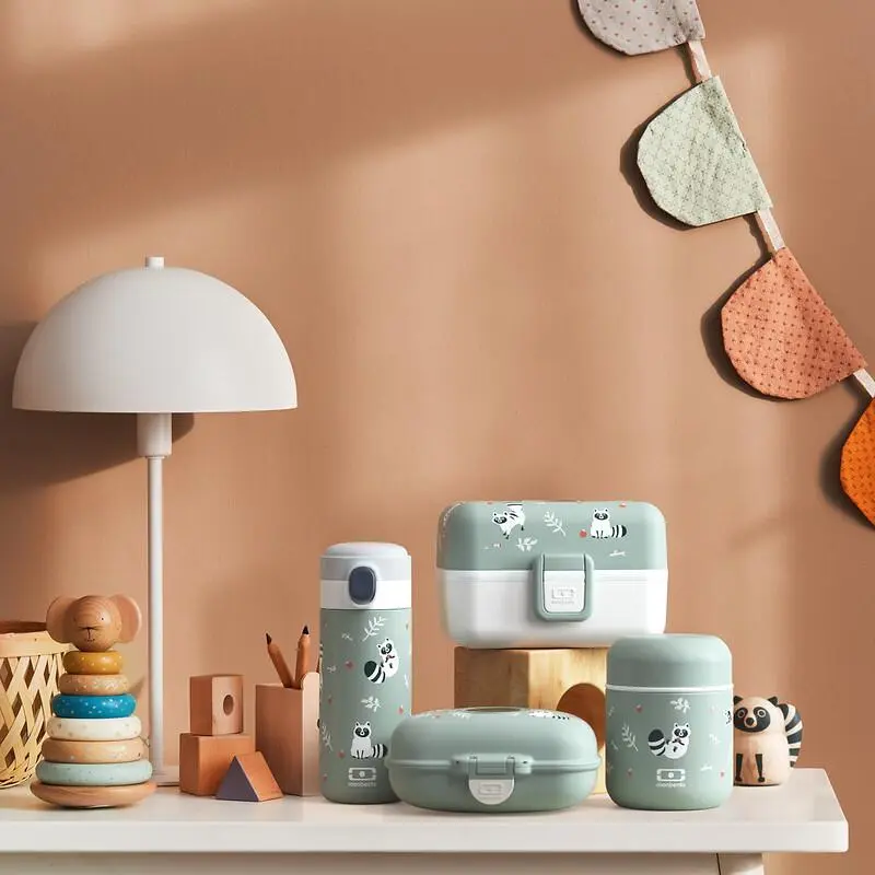 Monbento MB Tresor Graphic Bento-Box In Raccoon 6 Monbento MB Tresor Graphic Bento-Box In Raccoon – Bild 4