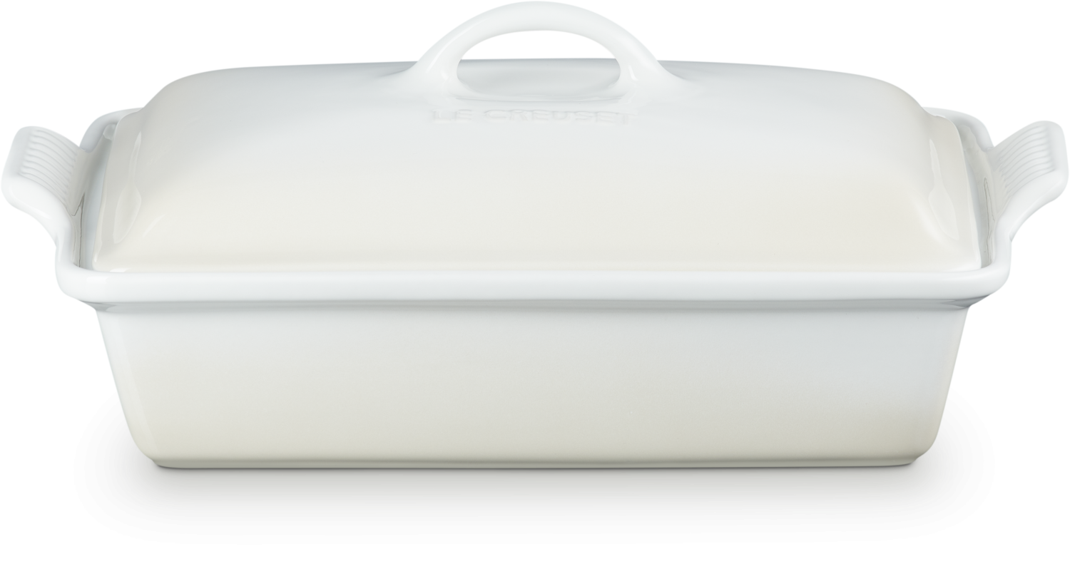 Le Creuset Auflaufform Tradition Mit Deckel, Rechteckig In Meringue 3 Le Creuset Auflaufform Tradition Mit Deckel, Rechteckig In Meringue