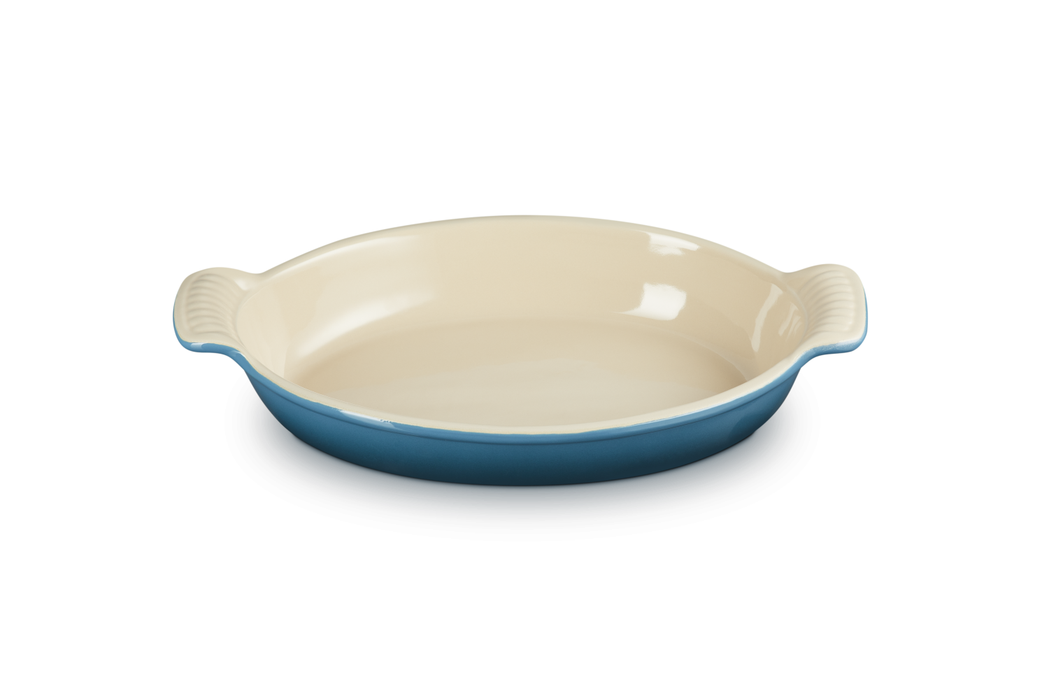 Le Creuset Auflaufform Tradition Oval In Deep Teal 4 Le Creuset Auflaufform Tradition Oval In Deep Teal – Bild 2