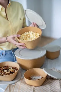 Koziol Aufbewahrungsdose Connect Box In Wood -Küchenorganisation Verkäufe 7871 CONNECT BOX 702 1