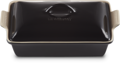 Le Creuset Auflaufform Tradition Mit Deckel, Rechteckig In Schwarz -Küchenorganisation Verkäufe 91001533140000 00004