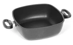 AMT Gastroguss AMT Eckpfanne Aus Aluguss Mit 2 Seitengriffen -Küchenorganisation Verkäufe AMT E269 l