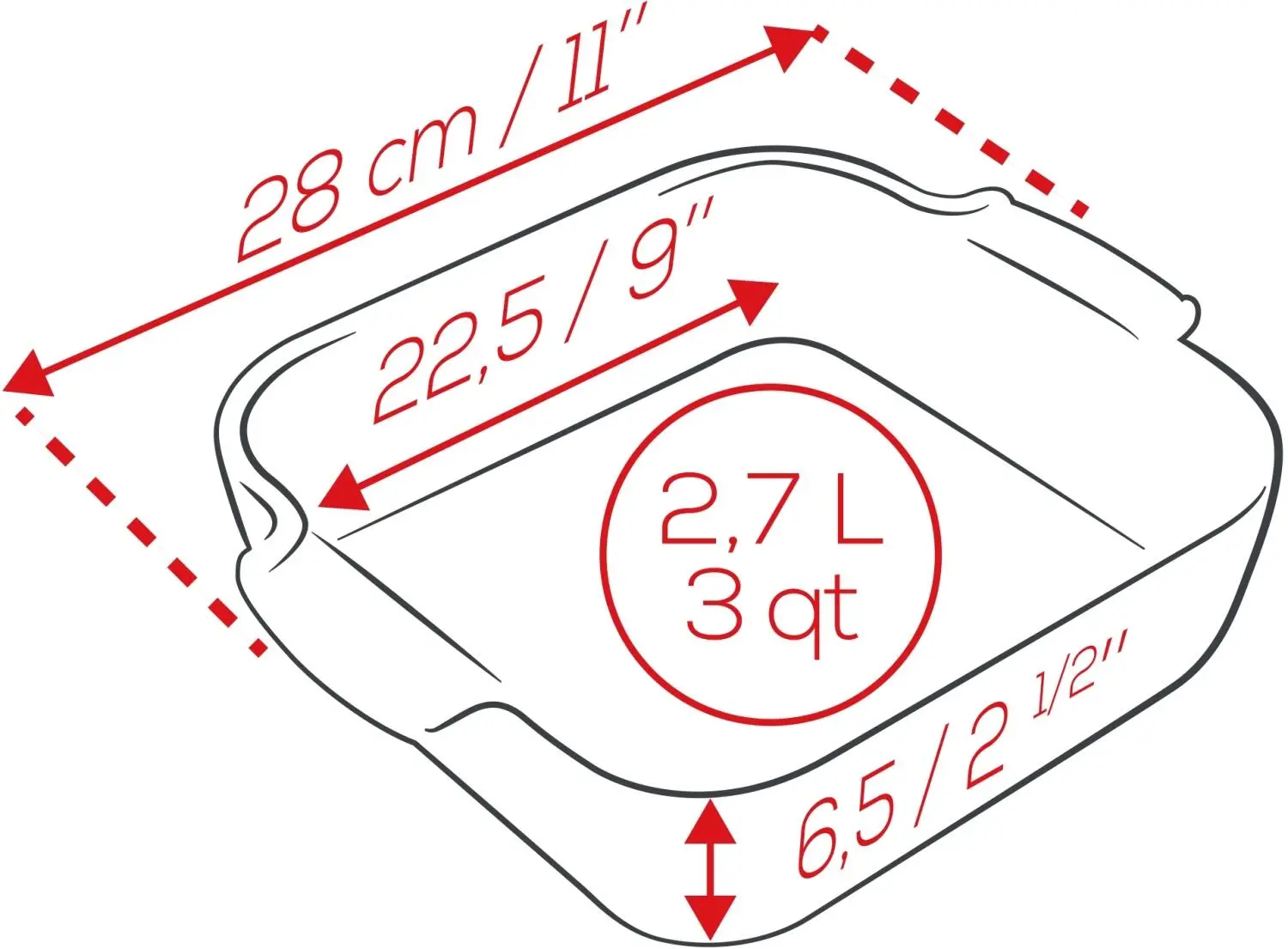 Appolia Auflaufform Quadratisch In Aubergine 11 Appolia Auflaufform Quadratisch In Aubergine – Bild 9