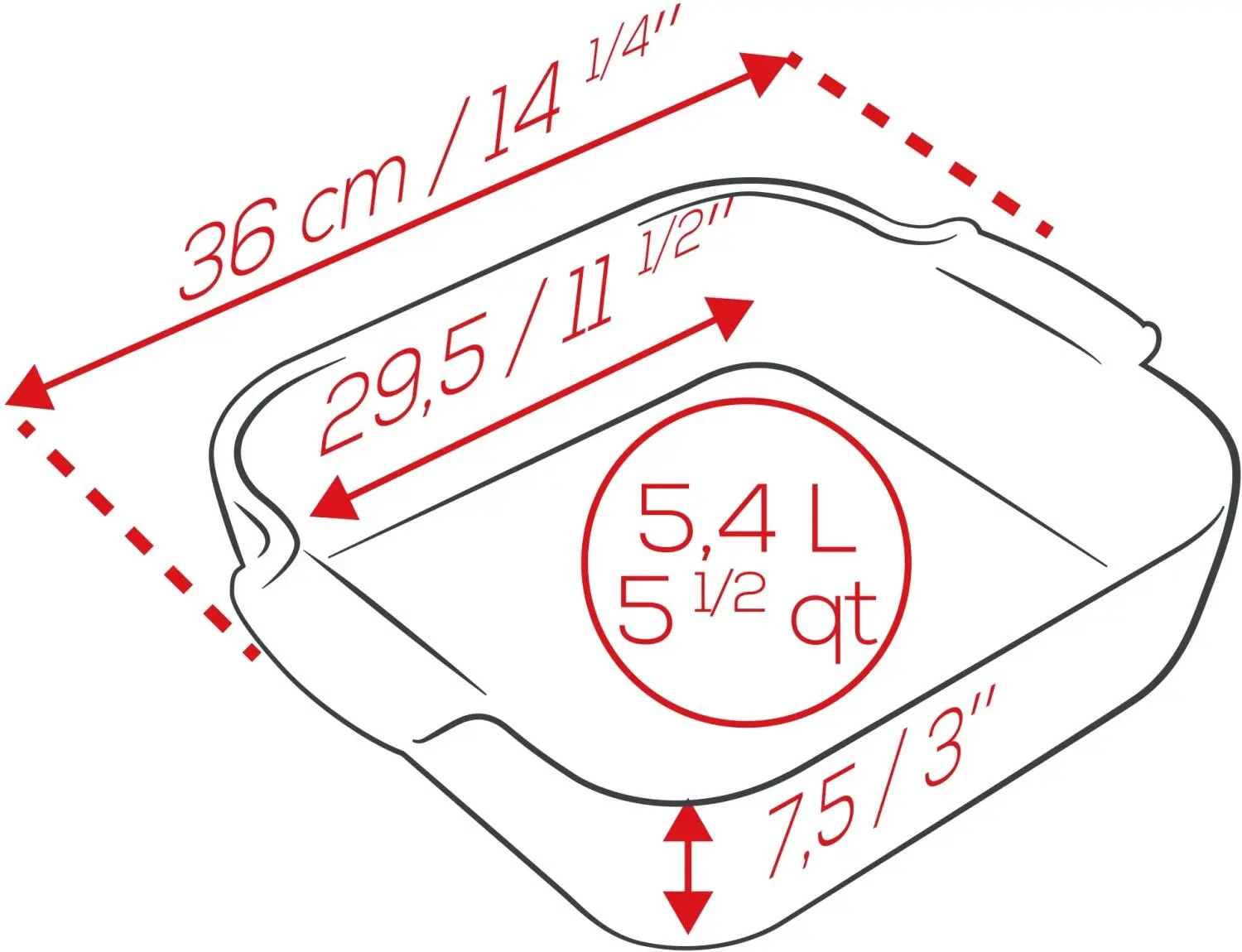 Appolia Auflaufform Quadratisch In Aubergine 12 Appolia Auflaufform Quadratisch In Aubergine – Bild 10