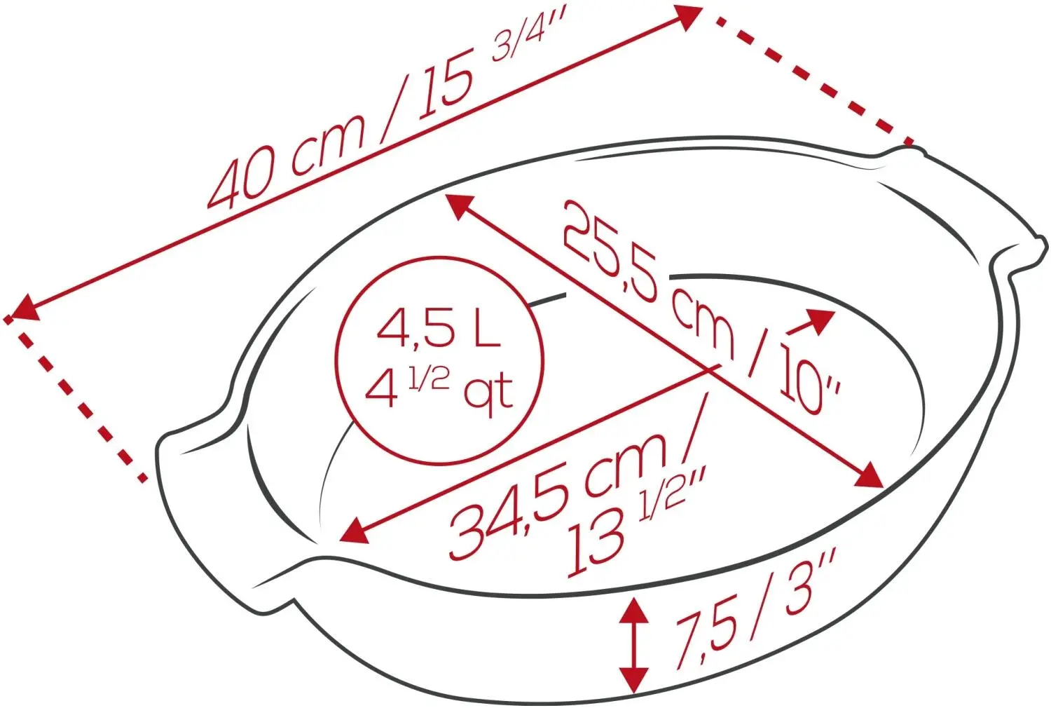 Appolia Auflaufform Oval In Blau 7 Appolia Auflaufform Oval In Blau – Bild 5