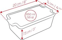 Appolia Terrine In Schiefergrau -Küchenorganisation Verkäufe APPOLIA DIMENSIONS Terrine 1