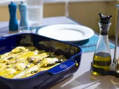 Appolia Auflaufform Quadratisch In Blau -Küchenorganisation Verkäufe APPOLIA bleu terrasse 02 60237 60190 60152 PEUGEOT SAVEURS