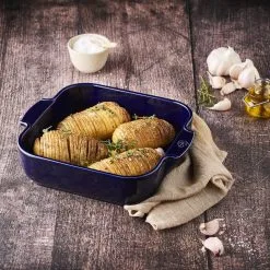 Appolia Auflaufform Quadratisch In Blau -Küchenorganisation Verkäufe APPOLIA carre moyen bleu 60190 60152 PIXEL BECHAMEL