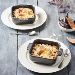 Appolia Auflaufform Quadratisch In Schiefergrau -Küchenorganisation Verkäufe APPOLIA plat carre individuel ardoise 61180 PIXEL BECHAMEL