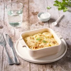 Appolia Auflaufform Quadratisch In Ecru -Küchenorganisation Verkäufe APPOLIA plat carre individuel ecru 61166 PIXEL BECHAMEL