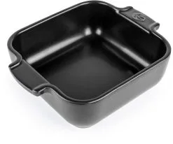 Appolia Auflaufform Quadratisch In Satin-schwarz