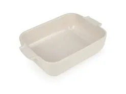Appolia Auflaufform Rechteckig In Ecru 14 Appolia Auflaufform Rechteckig In Ecru -Küchenorganisation Verkäufe APPOLIA plat rectangle ecru 25 cm 60084