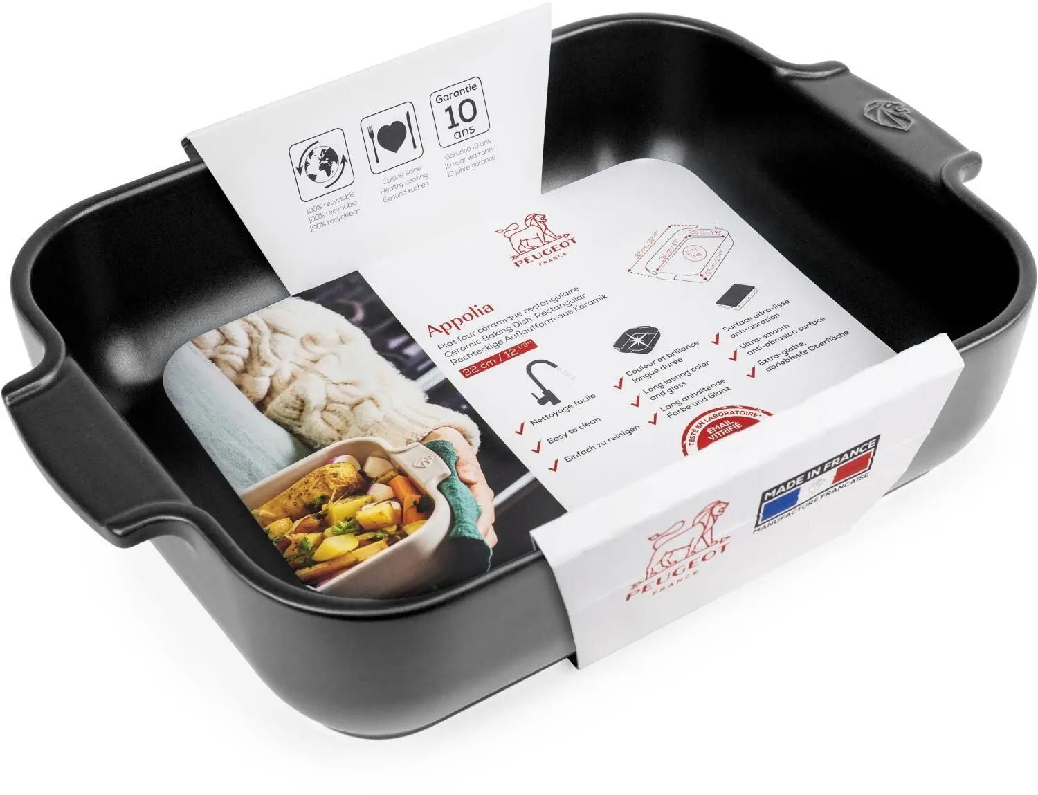 Appolia Auflaufform Rechteckig In Satin-schwarz 8 Appolia Auflaufform Rechteckig In Satin-schwarz – Bild 6