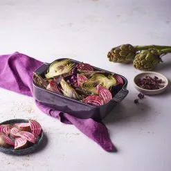 Appolia Auflaufform Rechteckig In Aubergine -Küchenorganisation Verkäufe APPOLIA rectangle petit aubergine 61036 61029 PIXEL BECHAMEL