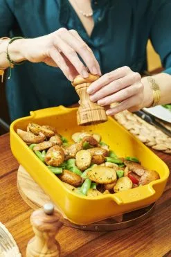 Appolia Auflaufform Rechteckig In Senfgelb -Küchenorganisation Verkäufe Appolia Jaune Safran Bistro Olivier 38212 38229 Eric Marin