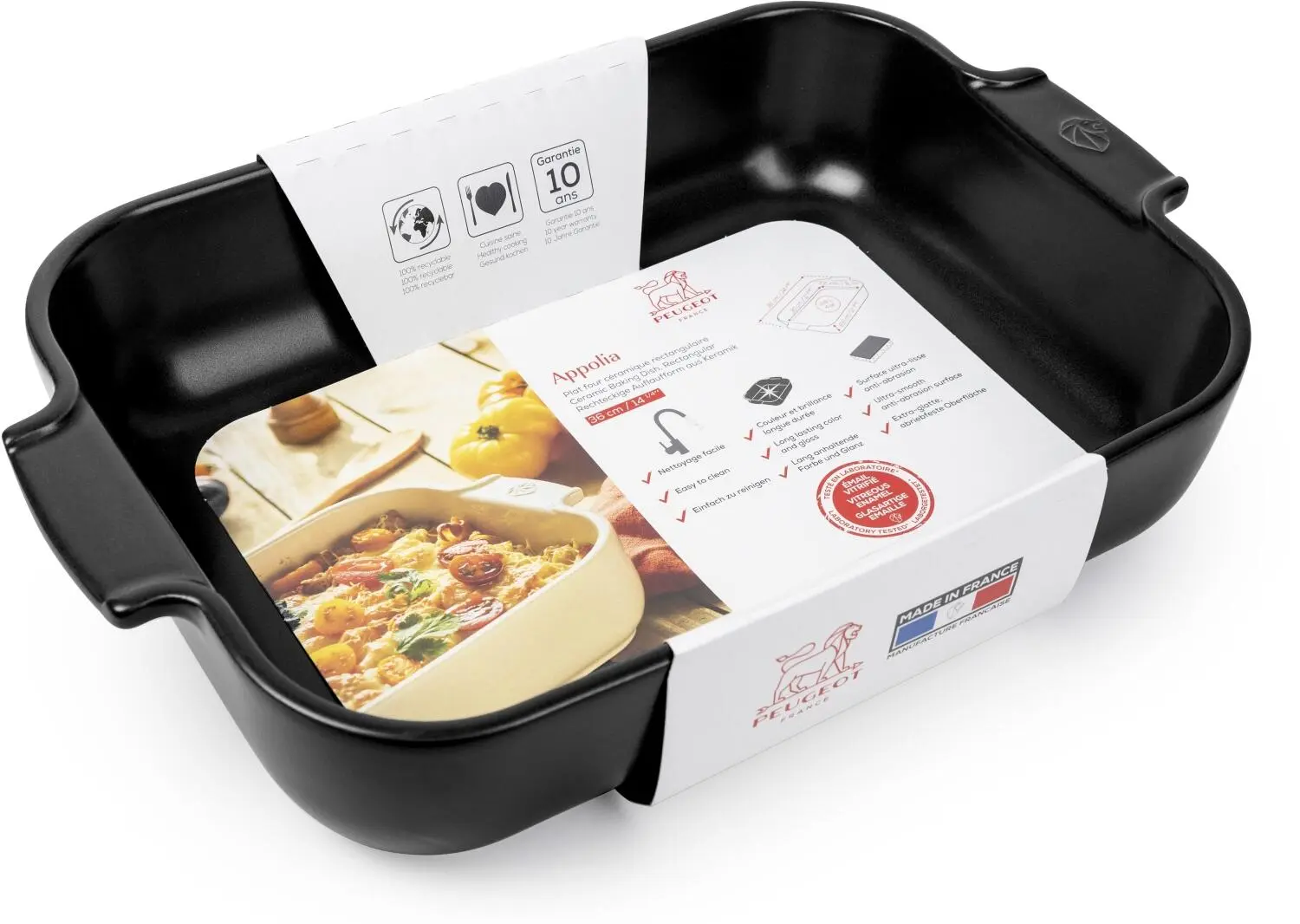 Appolia Auflaufform Rechteckig In Satin-schwarz 10 Appolia Auflaufform Rechteckig In Satin-schwarz – Bild 8