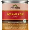 Herbaria Red Hot Chili Curry -Küchenorganisation Verkäufe BioFein Curry RedHotChili M Dose WEB xl