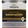 Herbaria Kubebenpfeffer 1 Herbaria Kubebenpfeffer -Küchenorganisation Verkäufe BioFein Pfeffer Kubebenpfeffer M Dose
