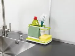 Joseph Joseph Ordnungshelfer Caddy Klein In Weiß/grün -Küchenorganisation Verkäufe Caddy Loaded up