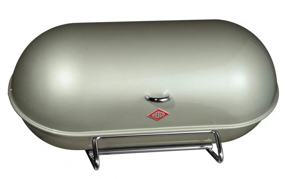 Wesco Brotkasten Breadboy In Neusilber 3 Wesco Brotkasten Breadboy In Neusilber